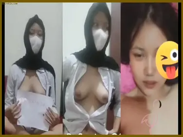 Miss RIssamishu Hijaber Cantik Colmek Barbar